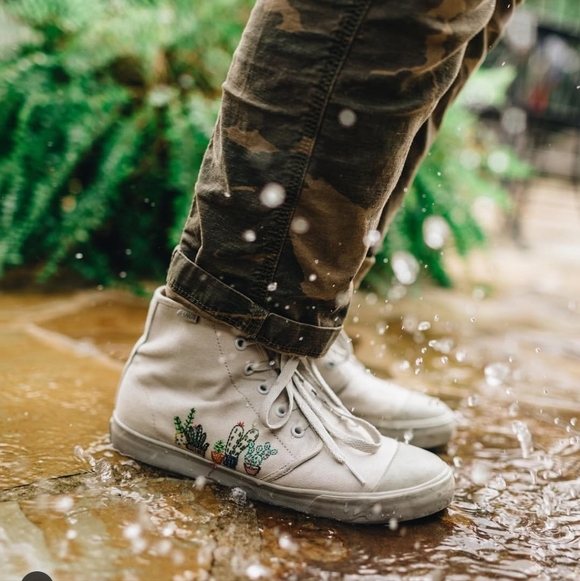 BANGS London Fog Succulent High Top Shoes Sz 8 - Picture 13 of 13